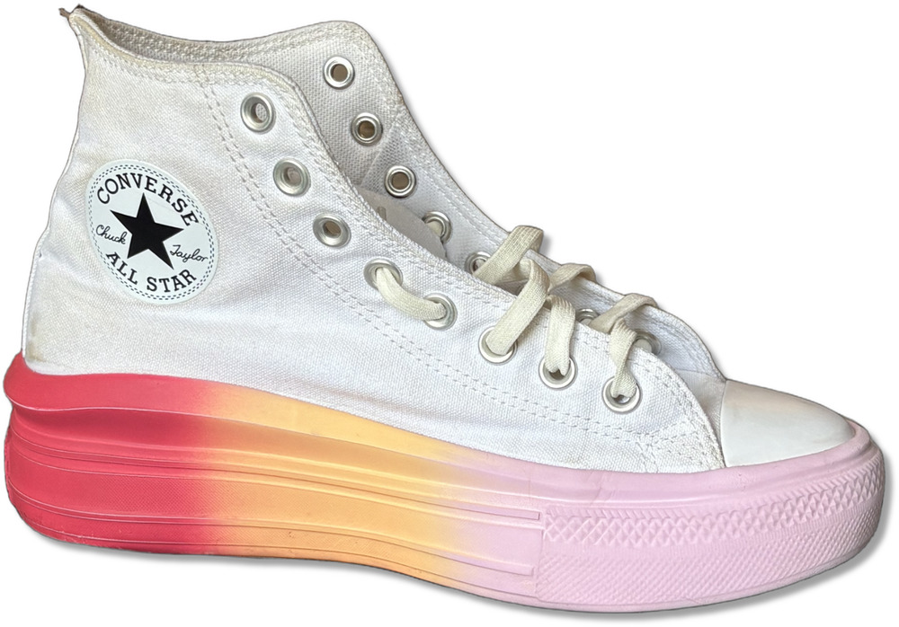 Converse All Star Ombre - BIG KIDS Size 5.5, Chuck Taylor Move Platform A07372C